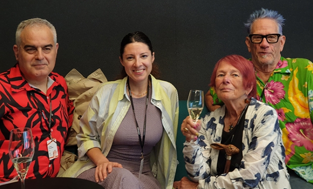 Vassilis Kroustallis, Diana Matiroryan, Nancy, and Nik