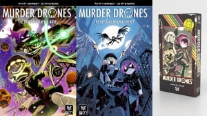 Glitch and Oni Press Launch ‘Murder Drones: The Official Graphic Novel’ Kickstarter Glitch and Oni Press Launch ‘Murder Drones: The Official Graphic Novel’ Kickstarter